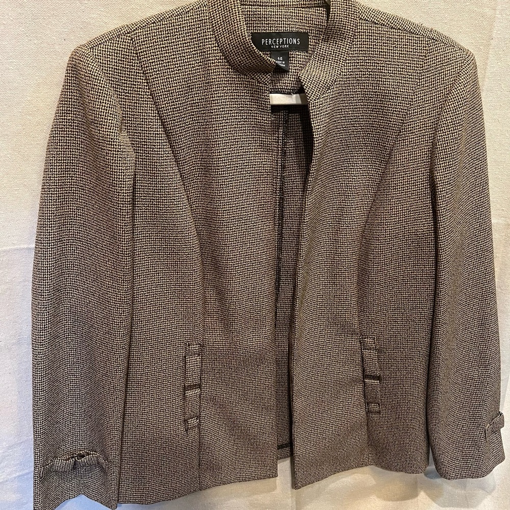 Perceptions Women's Textured Blazer